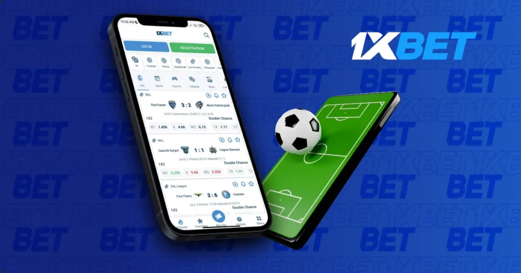 Sports betting in mobile app from 1xBet Cambodia