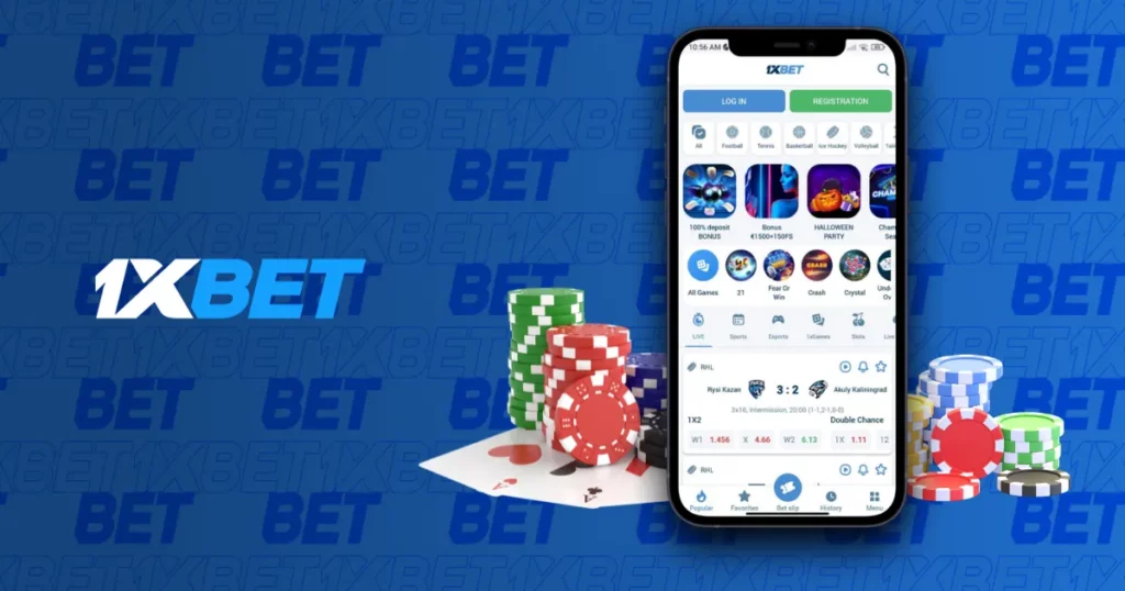 Mobile app from 1xBet Cambodia