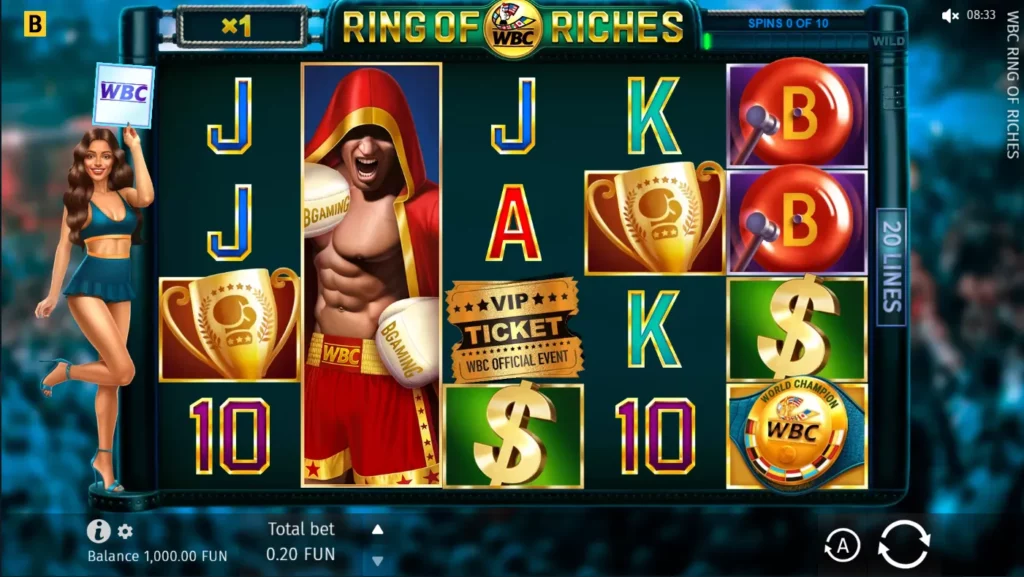 Ring of Riches slot game at 1xBet Cambodia