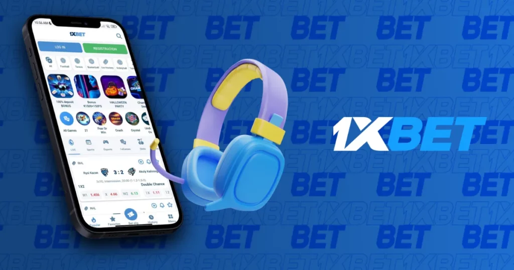 Customer Support in mobile application from 1xBet Cambodia