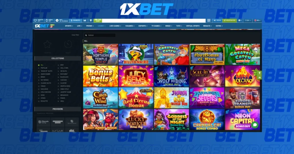 Online Casino Features at 1xBet Cambodia